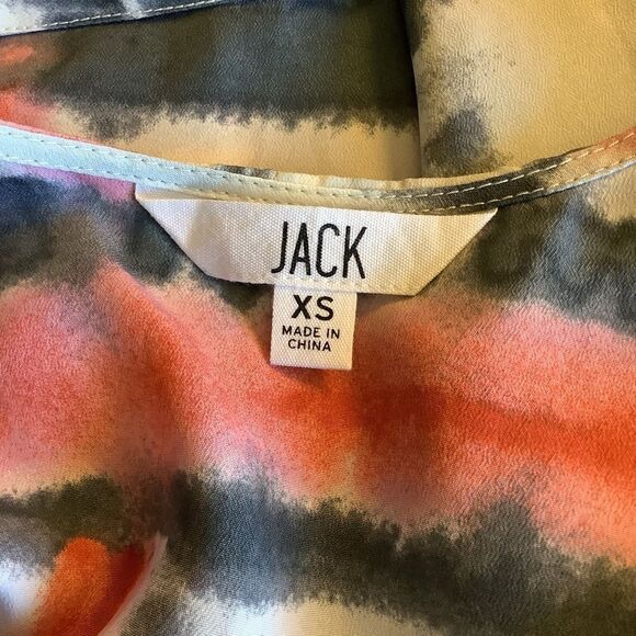 Jack by BB Dakota Coral/Gray Top 🔝 - Picture 4 of 5